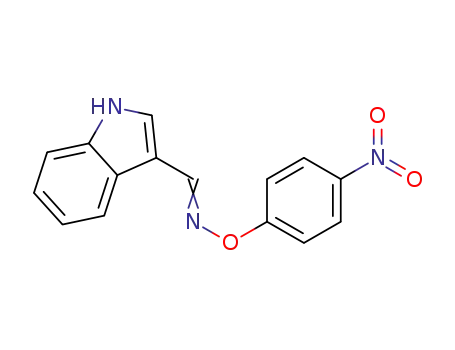 1H-indole-3-carbaldehyde O-(4-nitrophenyl)oxime