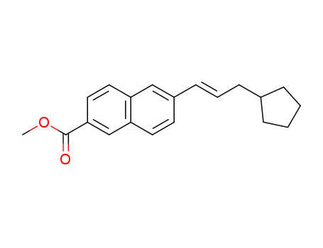 (E)-methyl 6-(3-cyclopentylprop-1-en-1-yl)naphthalene-2-carboxylate