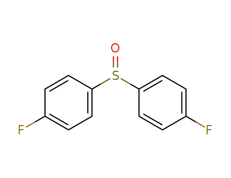 Molecular Structure of 395-25-5 (Bis[4-fluorophenyl] sulfoxide)