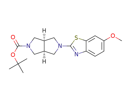 5-(6-methoxybenzothiazol-2-yl)hexahydropyrrolo[3,4-c]pyrrole-2-carboxylic acid tert-butyl ester