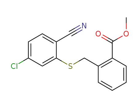 methyl 2-{[(5-chloro-2-cyanophenyl)thio]methyl}benzoate