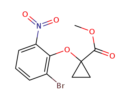 methyl 1-(2-bromo-6-nitrophenoxy)cyclopropanecarboxylate