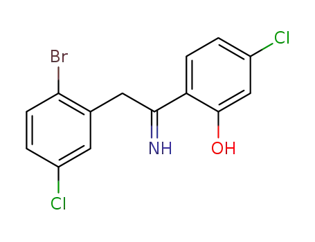 2-(2-(2-bromo-5-chlorophenyl)-1-iminoethyl)-5-chlorophenol