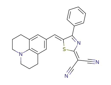 (Z)-2-{5-[(1,2,3,5,6,7-hexahydropyrido[3,2,1-ij]quinolin-9-yl)methylene]-4-phenylthiazol-2(5H)-ylidene}malononitrile