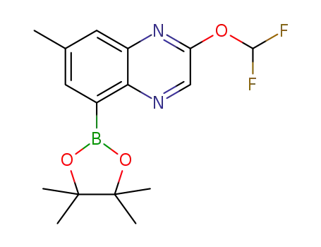 2-(difluoromethoxy)-7-methyl-5-(4,4,5,5-tetramethyl-1,3,2-dioxaborolan-2-yl)quinoxaline