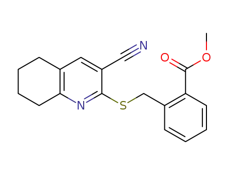3-cyano-2-{[2-(methoxycarbonyl)benzyl]thio}-5,6,7,8-tetrahydroquinoline