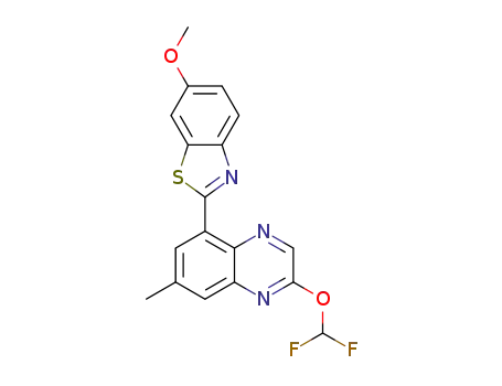 2-(2-(difluoromethoxy)-7-methylquinoxalin-5-yl)-6-methoxybenzo[d]thiazole