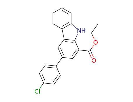 ethyl 3-(4-chlorophenyl)-9H-carbazole-1-carboxylate