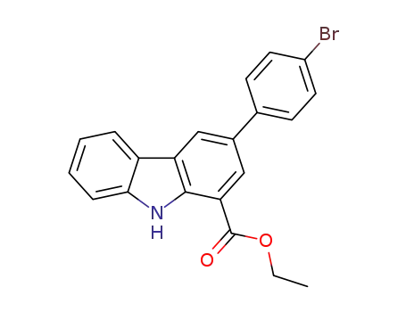 ethyl 3-(4-bromophenyl)-9H-carbazole-1-carboxylate