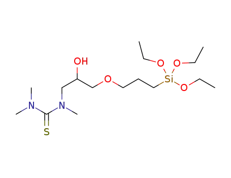 N,N,N'-trimethyl-N'-(2-hydroxy-3-(3-(triethoxysilyl)propyloxy)propyl)thiourea
