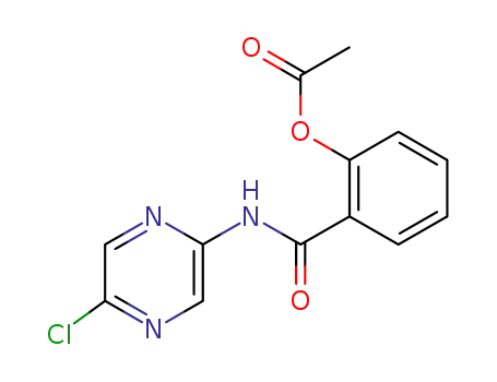 2-((5-chloropyrazin-2-yl)carbamoyl)phenyl acetate