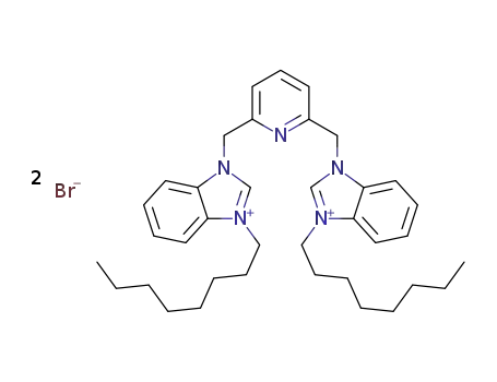 1,1’-(pyridine-2,6-diylbis(methylene))bis(3-octyl-1H-benzimidazol-3-ium) dibromide