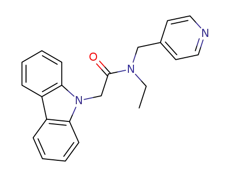 2-(9H-carbazol-9-yl)-N-ethyl-N-(pyridin-4-ylmethyl)acetamide