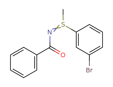(-)-N-benzoyl 3-bromophenyl methyl sulfimide