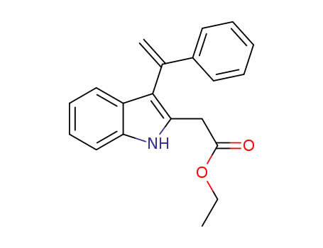 ethyl 2-(3-(1-phenylvinyl)-1H-indol-2-yl)acetate