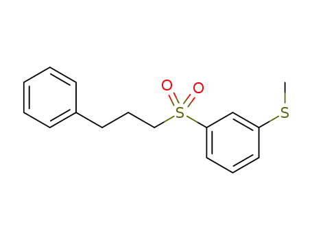 methyl(3-((3-phenylpropyl)sulfonyl)phenyl)sulfane