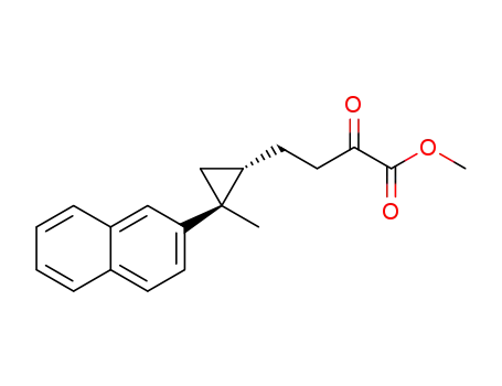 methyl 4-((1S,2S)-2-methyl-2-(naphthalen-2-yl)cyclopropyl)-2-oxobutanoate