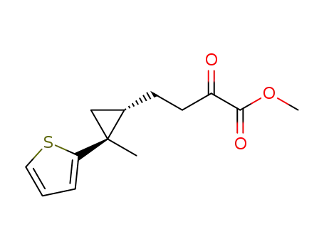 methyl 4-((1S,2S)-2-methyl-2-(thiophen-2-yl)cyclopropyl)-2-oxobutanoate