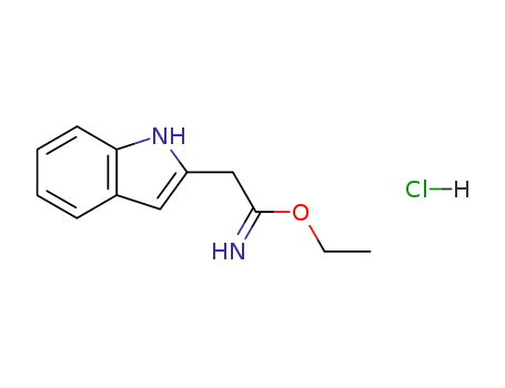 2-indol-2-yl-acetimidic acid ethyl ester; hydrochloride