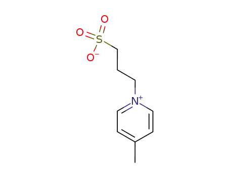 Molecular Structure of 15626-30-9 (4-methyl-1-(3-sulphonatopropyl)pyridinium)