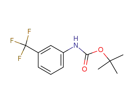 Molecular Structure of 109134-07-8 ((3-TRIFLUOROMETHYLPHENYL)-CARBAMIC ACID TERT-BUTYL ESTER)