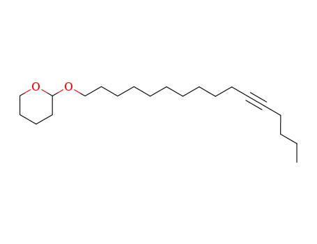Molecular Structure of 73784-65-3 (2H-Pyran, 2-(11-hexadecynyloxy)tetrahydro-)