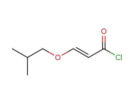 Molecular Structure of 75945-54-9 (BETA-ISOBUTOXYACRYLOYL CHLORIDE)