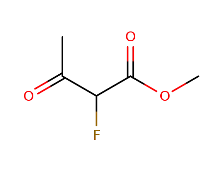 Molecular Structure of 80171-29-5 (Butanoic acid, 2-fluoro-3-oxo-, methyl ester (9CI))
