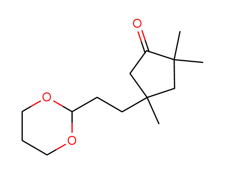 4-<2-(1,3-Dioxan-2-yl)ethyl>-2,2,4-trimethylcyclopentanone