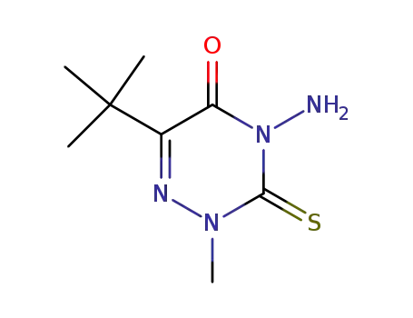 4-amino-6-t-butyl-2,3-dihydro-2-methyl-3-thioxo-1,2,4-triazin-5(4H)-one