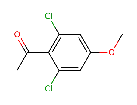 Molecular Structure of 157487-30-4 (Ethanone, 1-(2,6-dichloro-4-methoxyphenyl)-)