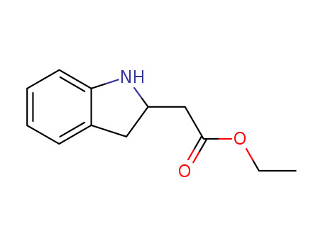 ethyl 2-(2,3-dihydro-1H-indol-2-yl)acetate
