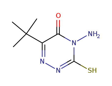 4-Amino-6-(tert-butyl)-3-mercapto-1,2,4-triazin-5(4H)-one(33509-43-2)