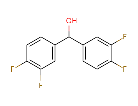 Molecular Structure of 182192-98-9 (Benzenemethanol, a-(3,4-difluorophenyl)-3,4-difluoro-)