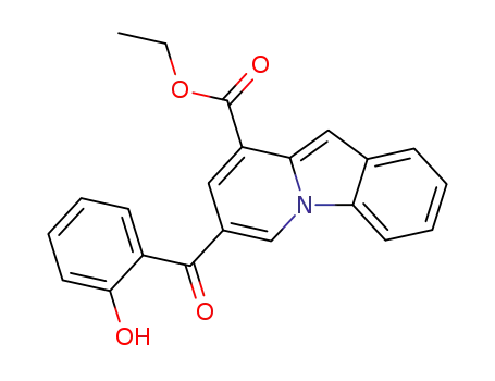 1-ethoxycarbonyl-3-(2'-hydroxybenzoyl)-benzo[b]-indolizine