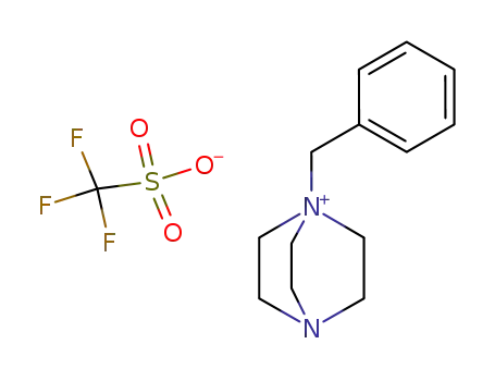1-benzyl-4-aza-1,4-diazoniabicyclo[2.2.2]octane triflate