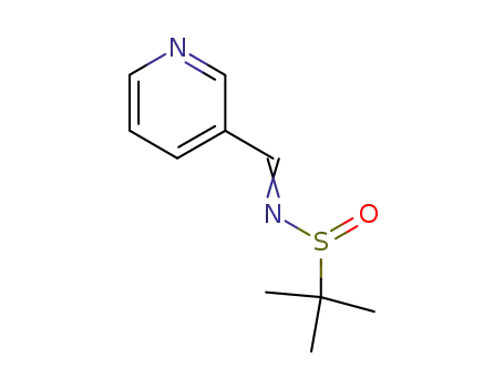 N-(3-pyridinemethylidene)-2-methylpropane-2-sulfinamide