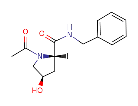 (2S,4R)-1-acetyl-N-benzyl-4-hydroxypyrrolidine-2-carboxamide