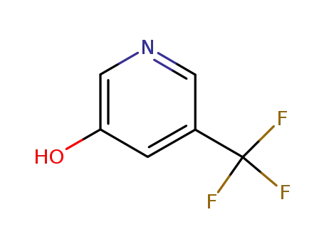 Molecular Structure of 186593-14-6 (5-(TRIFLUOROMETHYL)PYRIDIN-3-OL)