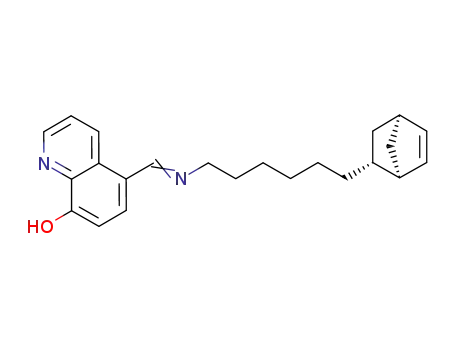5-{[(E)-(1R,2R,4R)-6-Bicyclo[2.2.1]hept-5-en-2-yl-hexylimino]-methyl}-quinolin-8-ol