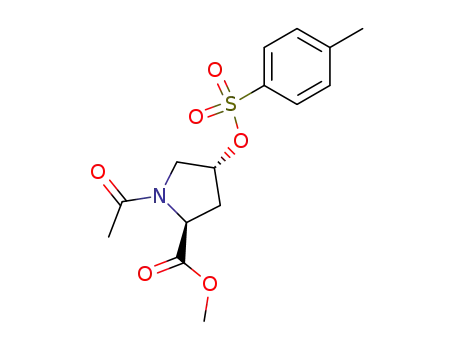(3R,5S)-5-(methoxycarbonyl)-1-acetylpyrrolidin-3-yl 4-methylbenzenesulfonate