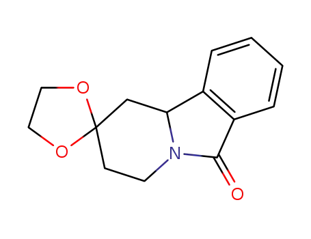 1',3',4',10b'-tetrahydro-6'H-spiro[1,3-dioxolane-2,2'-pyrido[2,1-a]isoindol]-6'-one