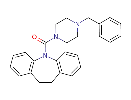 5-[(4-benzylpiperazin-1-yl)carbonyl]-10,11-dihydro-5H-dibenzo[b,f]azepine