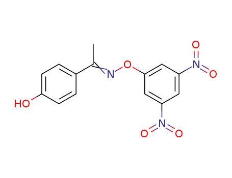 1-(4-hydroxyphenyl)ethanone O-(3,5-dinitrophenyl)oxime