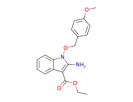 ethyl 2-amino-1-[(4-methoxybenzyl)oxy]-1H-indole-3-carboxylate