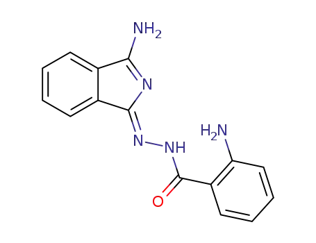 2-amino-N'-(3-amino-1H-isoindol-1-ylidene)benzohydrazide