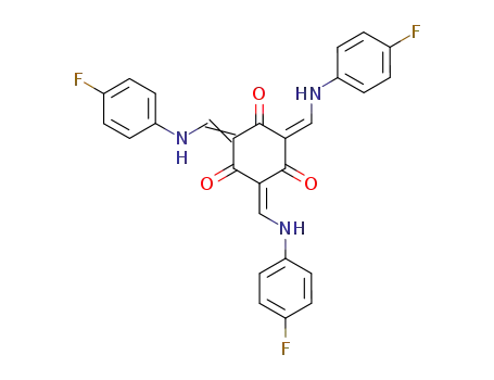 2,4,6-tris((4-fluorophenylamino)methylene)cyclohexane-1,3,5-trione