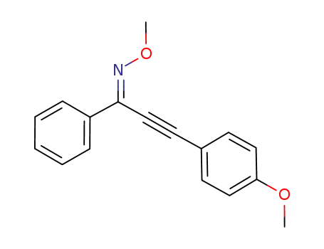 (Z)-3-(4-methoxyphenyl)-1-phenylprop-2-yn-1-one O-methyl oxime