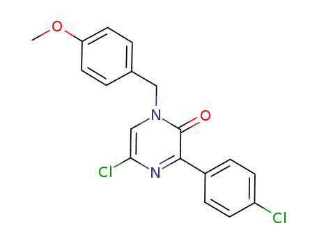 5-chloro-3-(4-chlorophenyl)-1-(4-methoxybenzyl)-2(1H)-pyrazinone