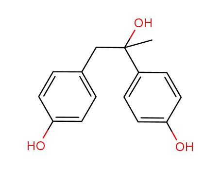 Molecular Structure of 154928-56-0 (4,4-(2-hydroxypropane-1,2-diyl)diphenol)